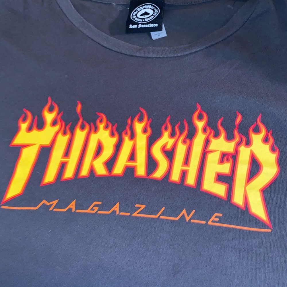 Orange Flame Thrasher Shirt - Picture 2 of 2